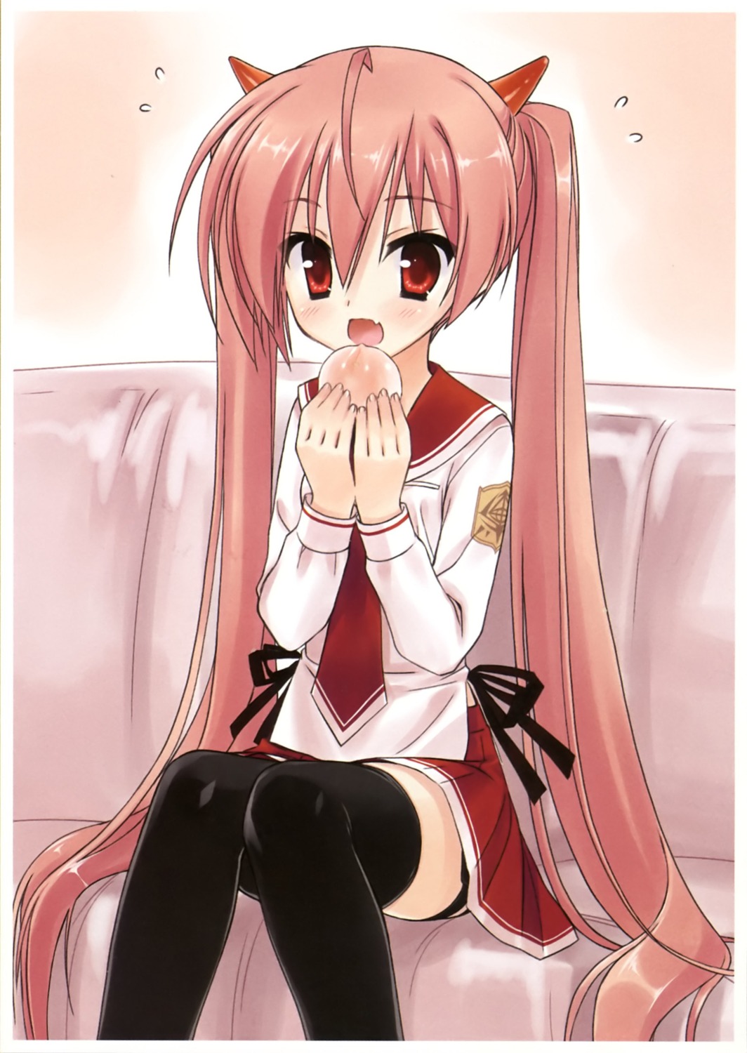 duplicate hidan_no_aria kanzaki_h._aria kobuichi seifuku thighhighs