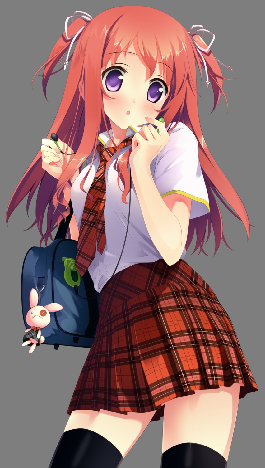 kantoku kurumi_(kantoku) seifuku transparent_png vector_trace watermark