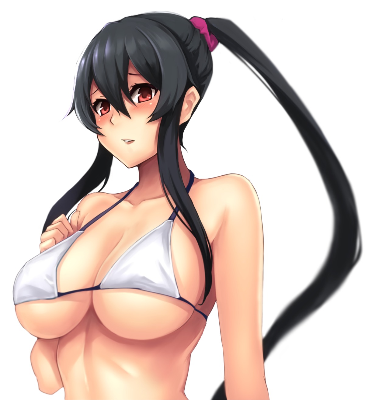 bikini_top cleavage kantai_collection ninja swimsuits underboob yahagi_(kancolle) yashichii