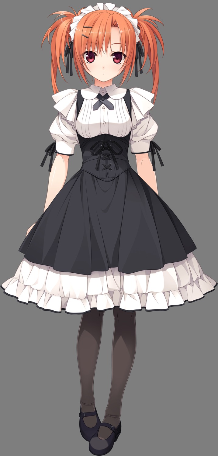 hashimoto_takashi imouto_no_katachi maid pantyhose sphere sumeragi_ayaka transparent_png