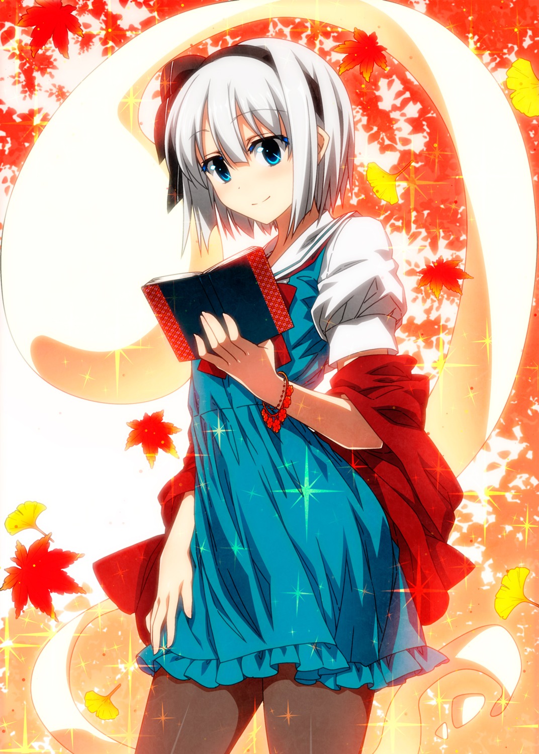 dress konpaku_youmu pantyhose sazanami_mio touhou