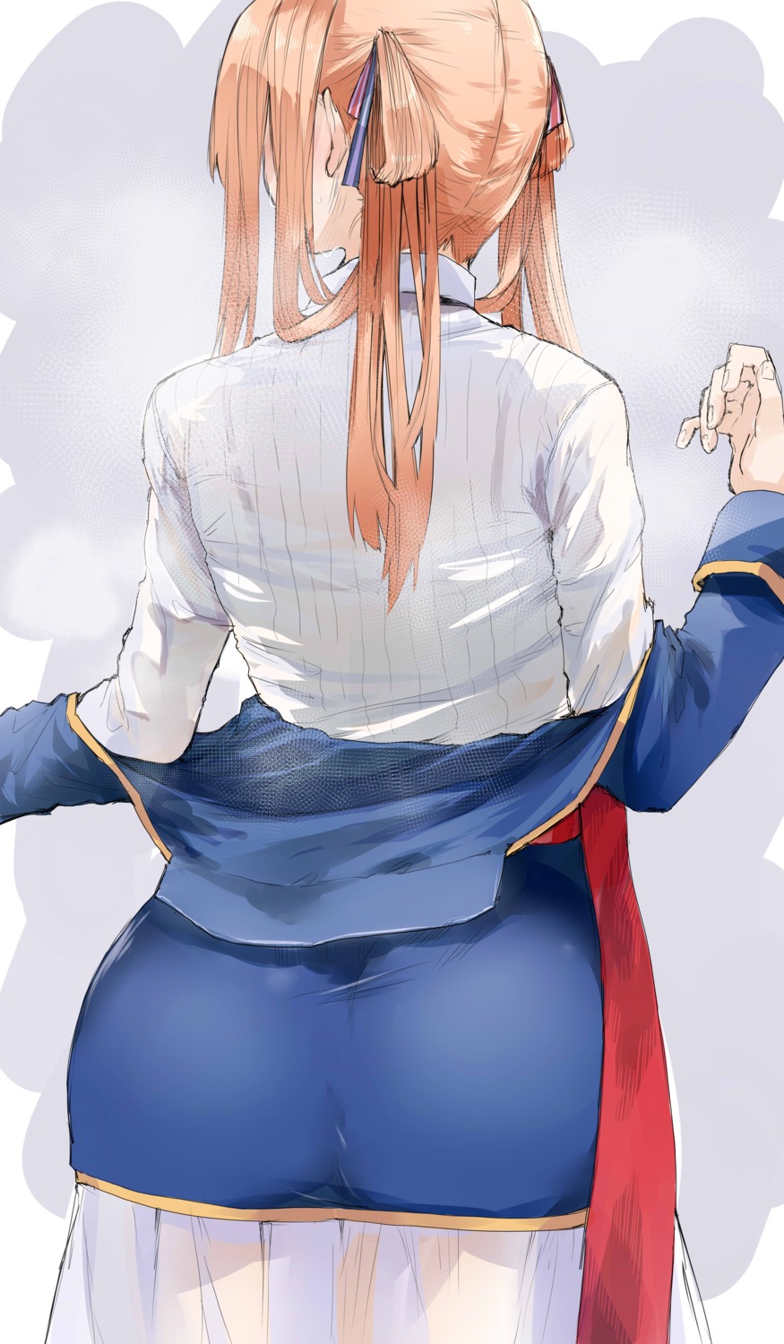 ass girls_frontline kyoyakyo see_through springfield_(girls_frontline)