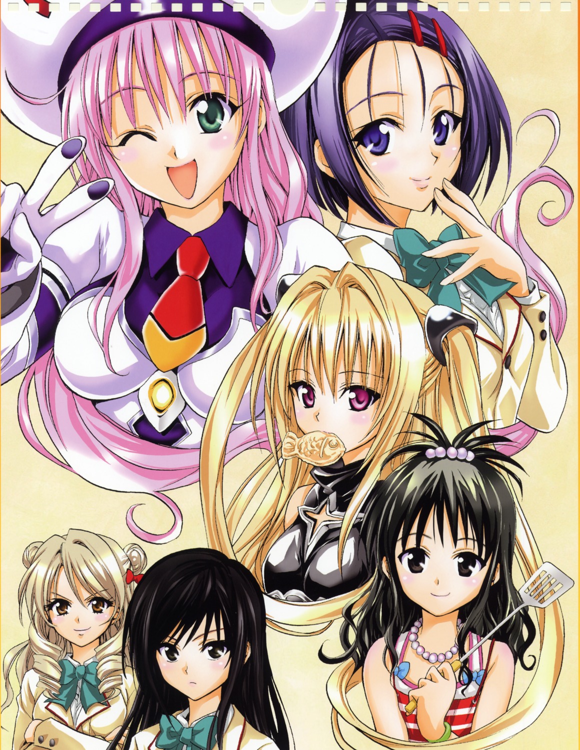 kotegawa_yui lala_satalin_deviluke sairenji_haruna tenjouin_saki to_love_ru yabuki_kentarou yuuki_mikan