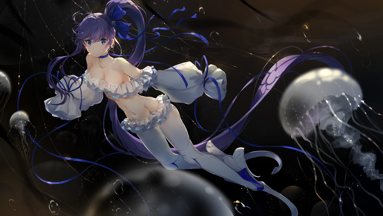 baisi_shaonian fate/grand_order meltryllis no_bra pantyhose