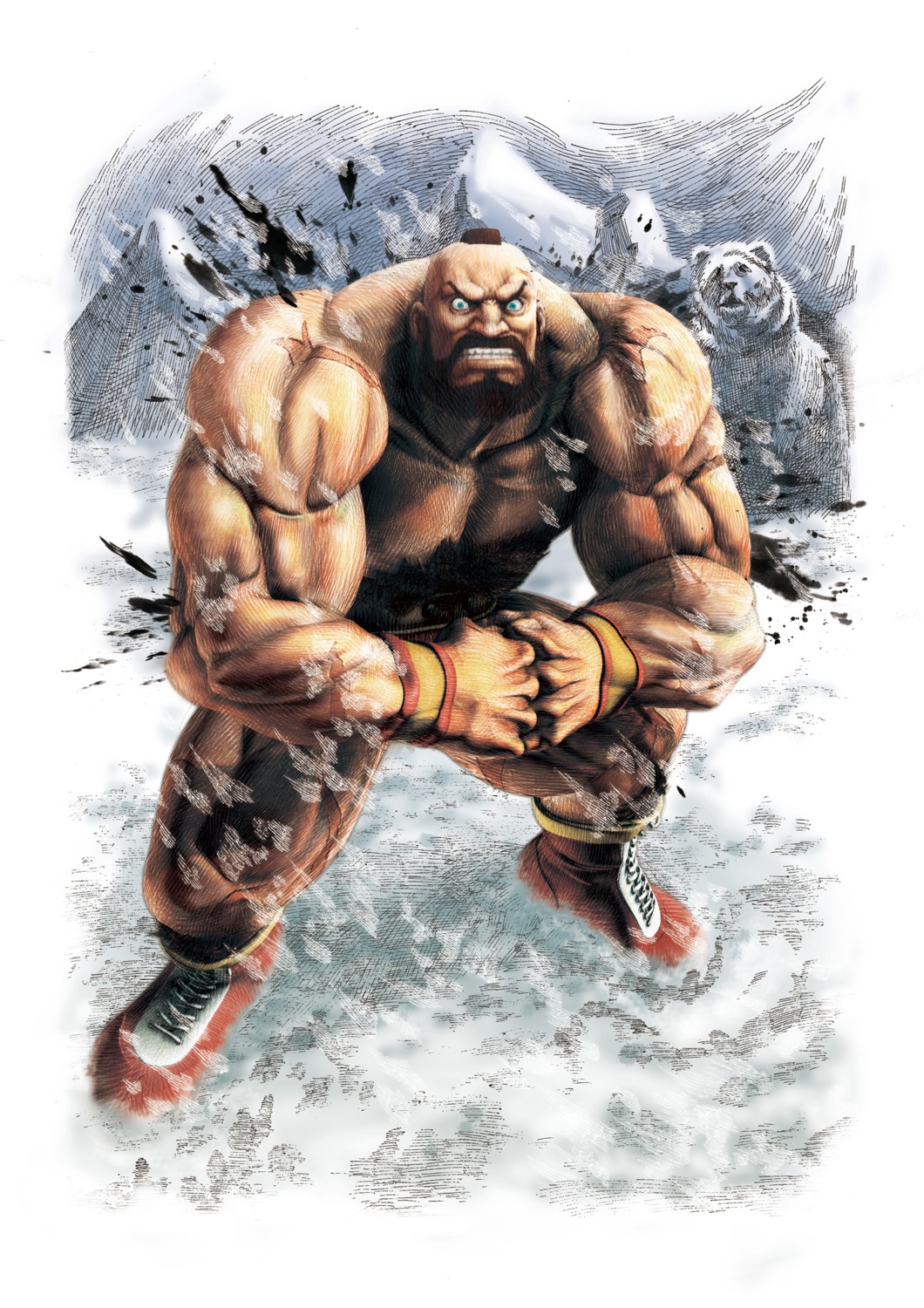 capcom male street_fighter street_fighter_iv zangief