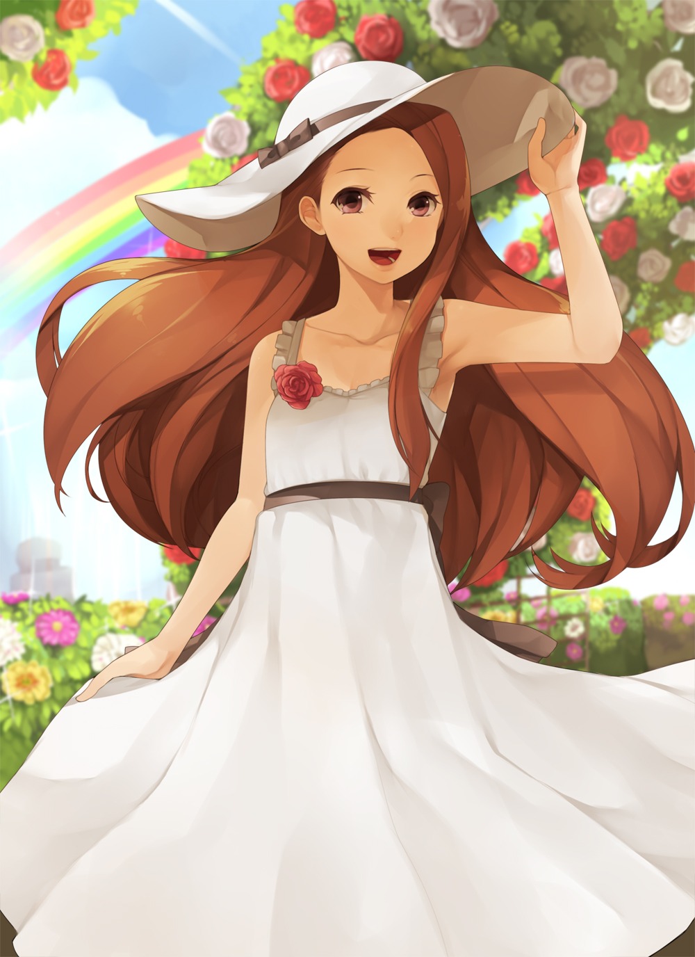 dress hitoto minase_iori summer_dress the_idolm@ster