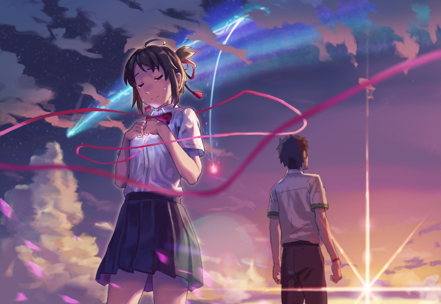 kimi_no_na_wa. miyamizu_mitsuha p_shiki seifuku tachibana_taki