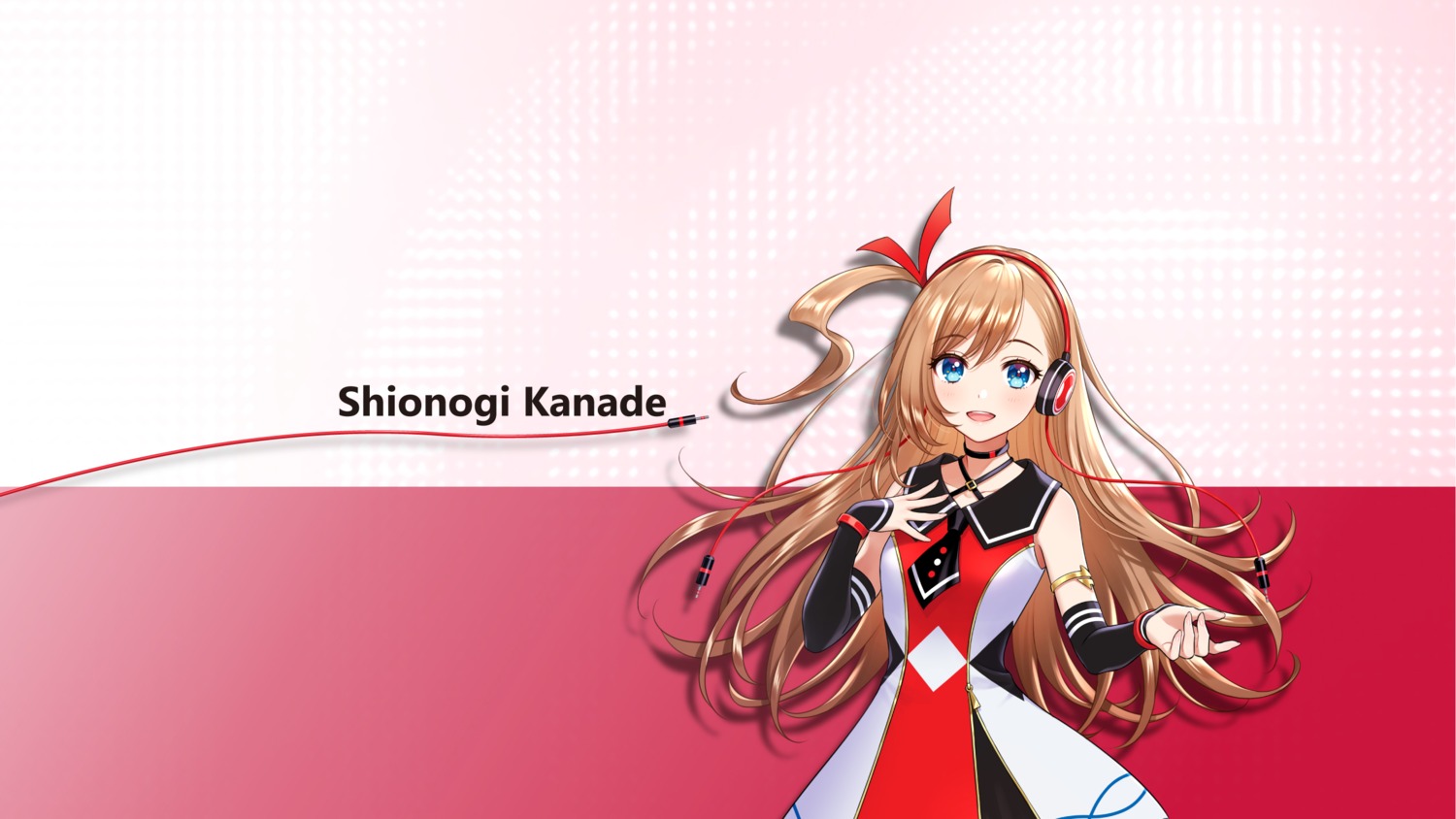 dress headphones shionogi_kanade shionogi_seiyaku tagme wallpaper