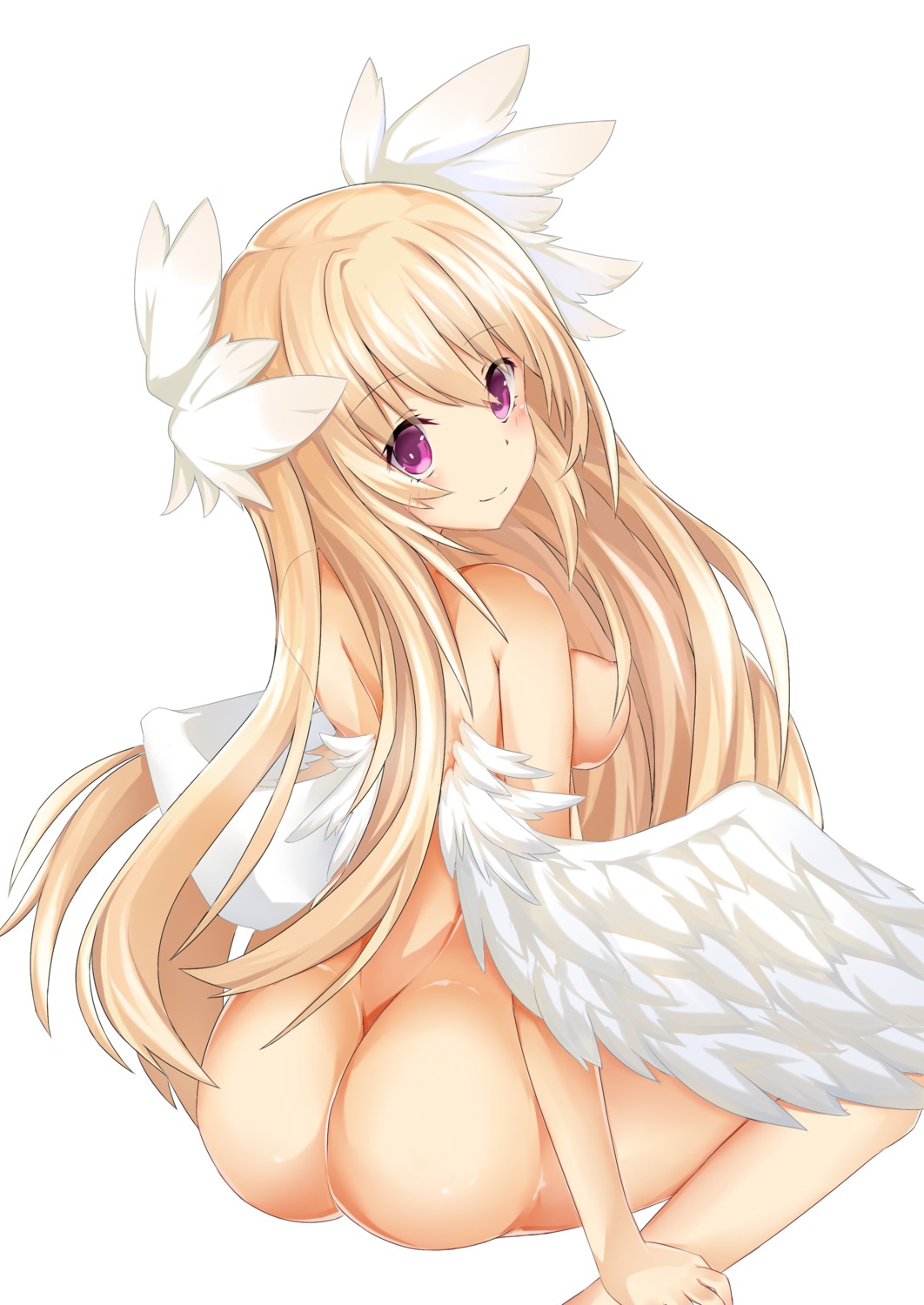 areola ass date_a_live mayuri_(date_a_live) naked tagme wings