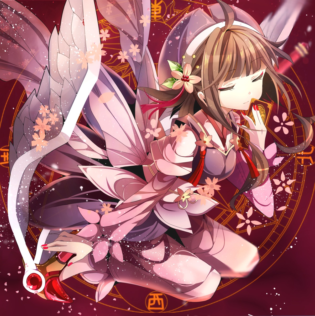 card_captor_sakura fumiko_(miruyuana) kinomoto_sakura