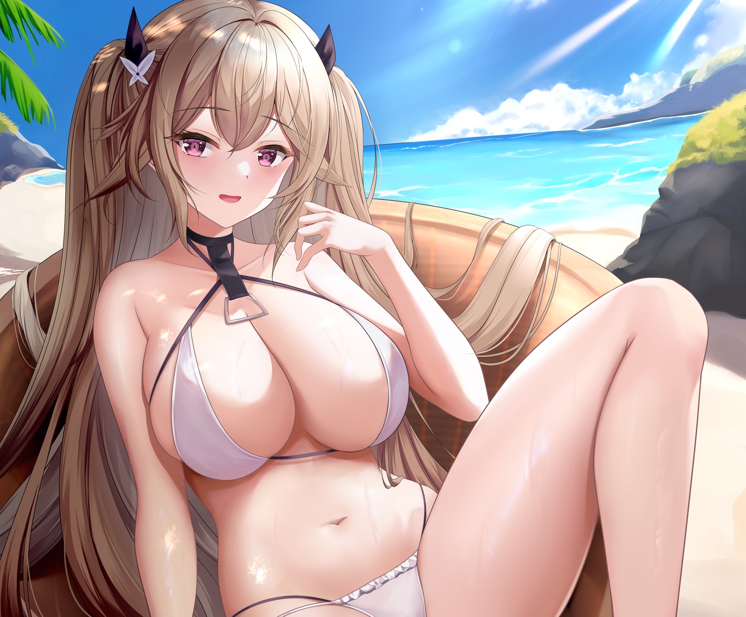 anchorage_(azur_lane) azur_lane bikini shenqi_(toid310) swimsuits