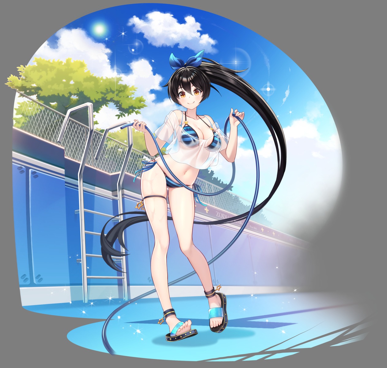 bikini counter:side garter see_through swimsuits transparent_png