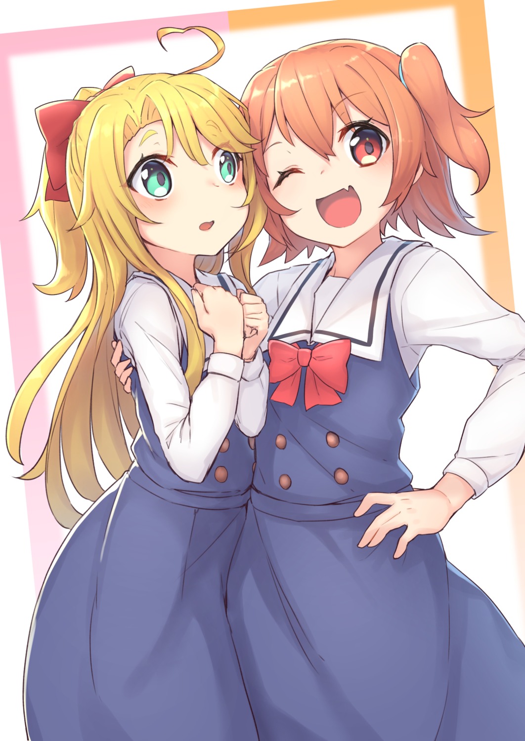 himesaka noa and hoshino hinata (watashi ni tenshi ga maiorita