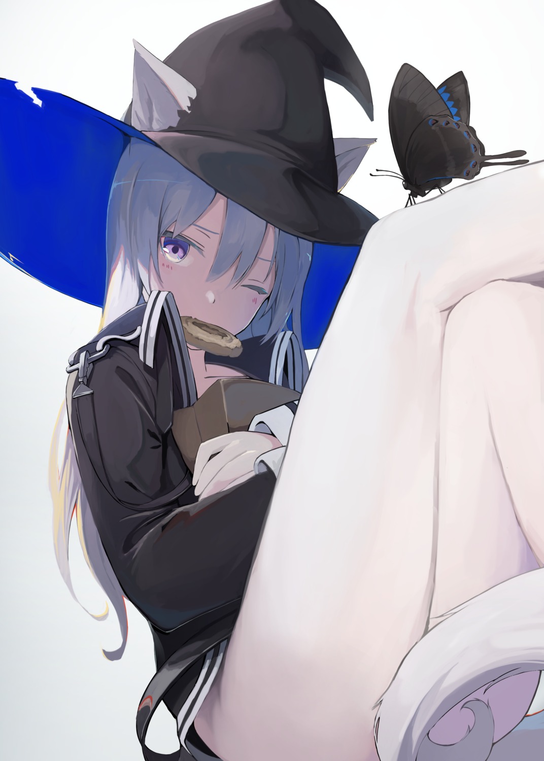 animal_ears halloween mikisai tail witch