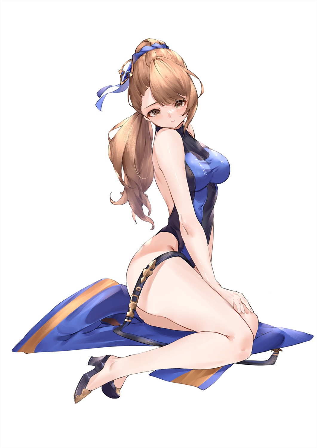 beatrix_(granblue_fantasy) granblue_fantasy heels majo_(pastamajo) swimsuits