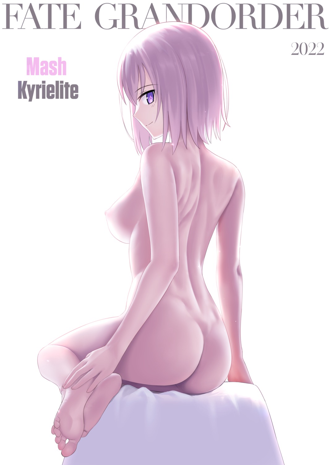 artist_revision ass besmiled fate/grand_order feet mash_kyrielight naked nipples
