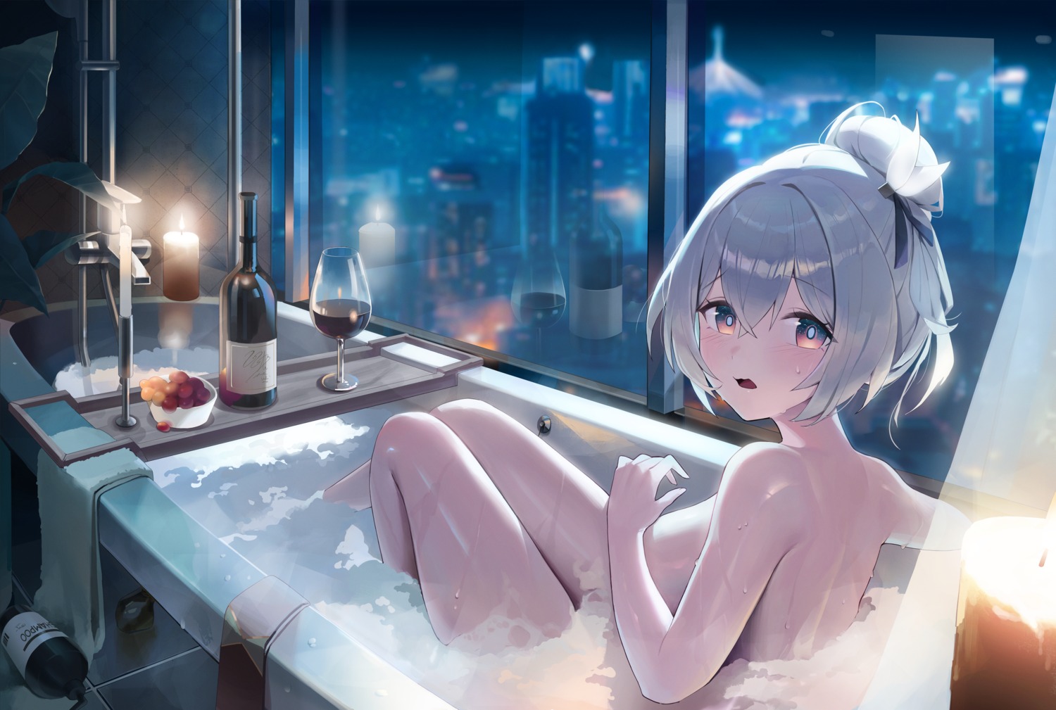 bathing cream firefly haruurii honkai:_star_rail naked wet