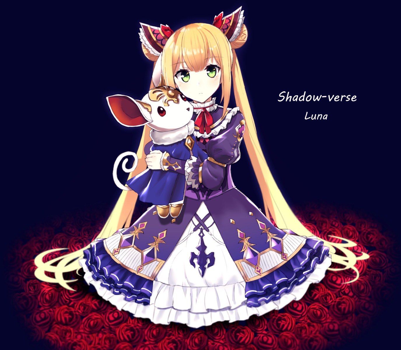 lolita_fashion luna_(shadowverse) naitsu shadowverse