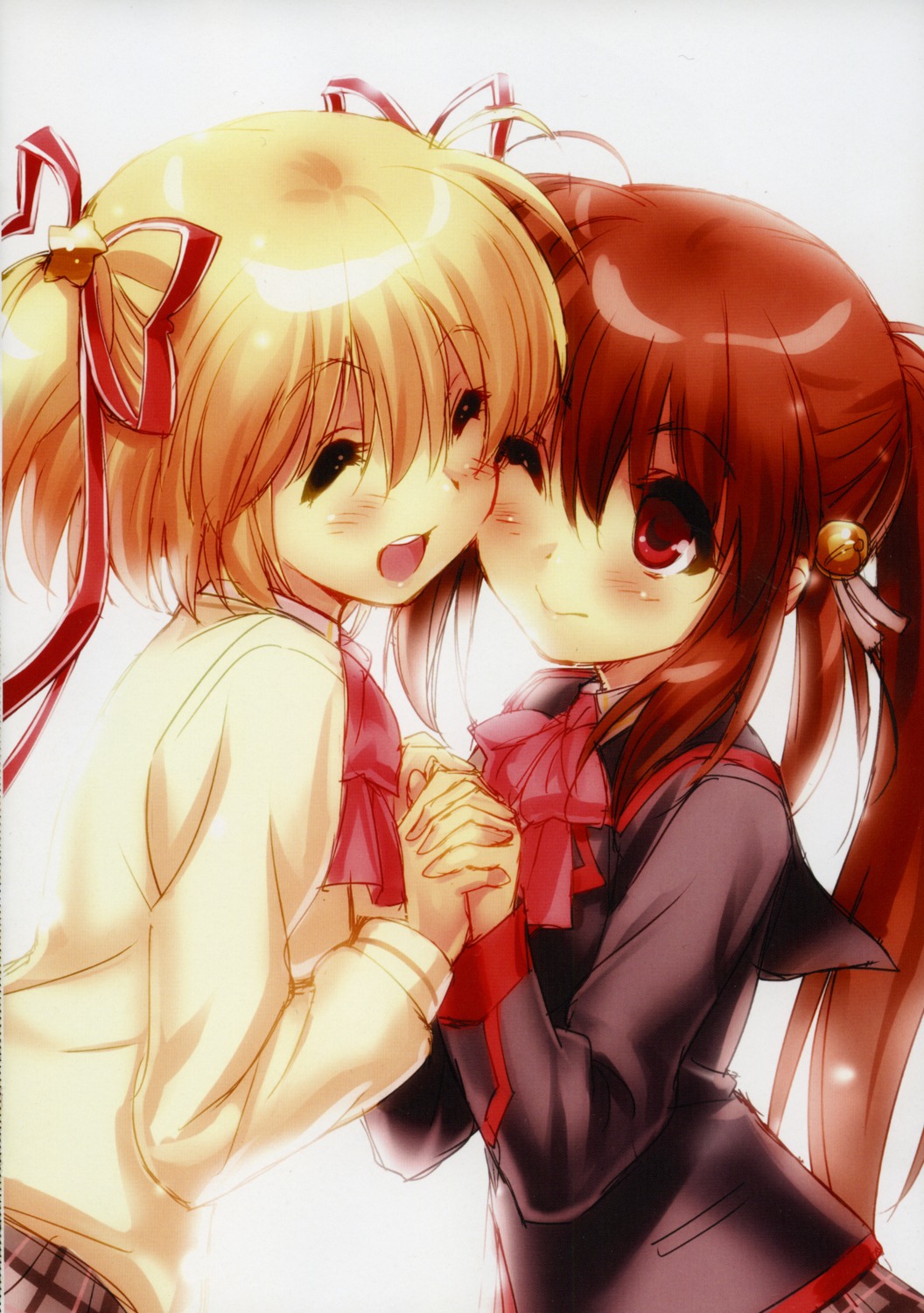 kamikita_komari little_busters! natsume_rin seifuku sweater zen