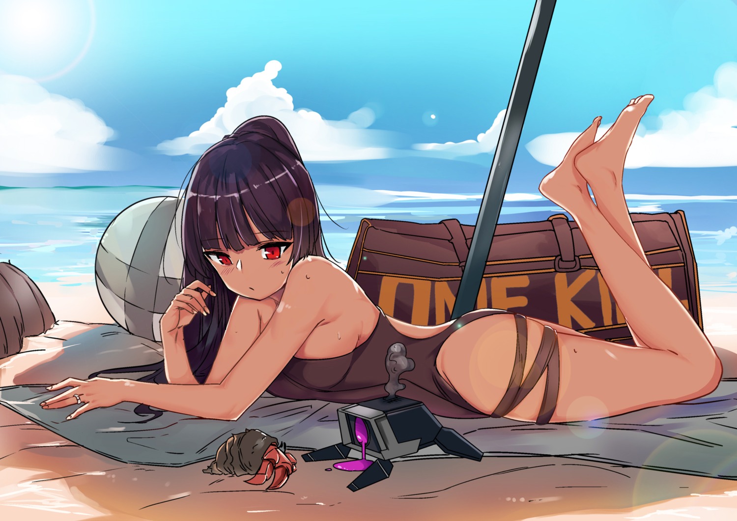 garter girls_frontline p220_31495 swimsuits wa2000_(girls_frontline)