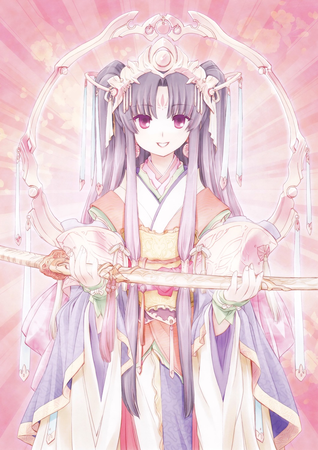 fujieda_miyabi japanese_clothes sword