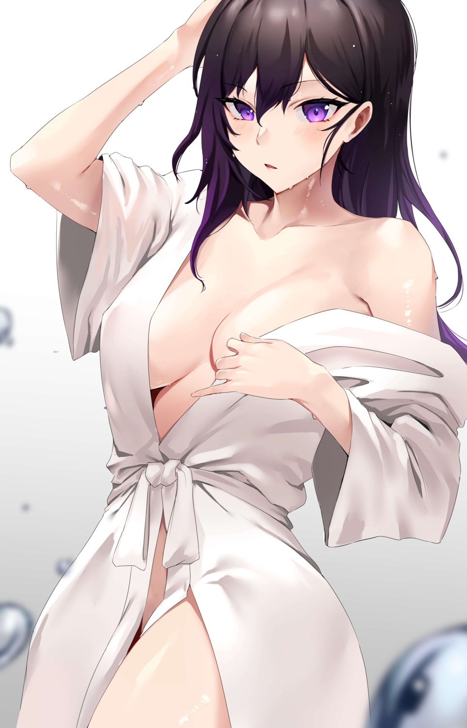 no_bra nopan open_shirt rororo undressing wet