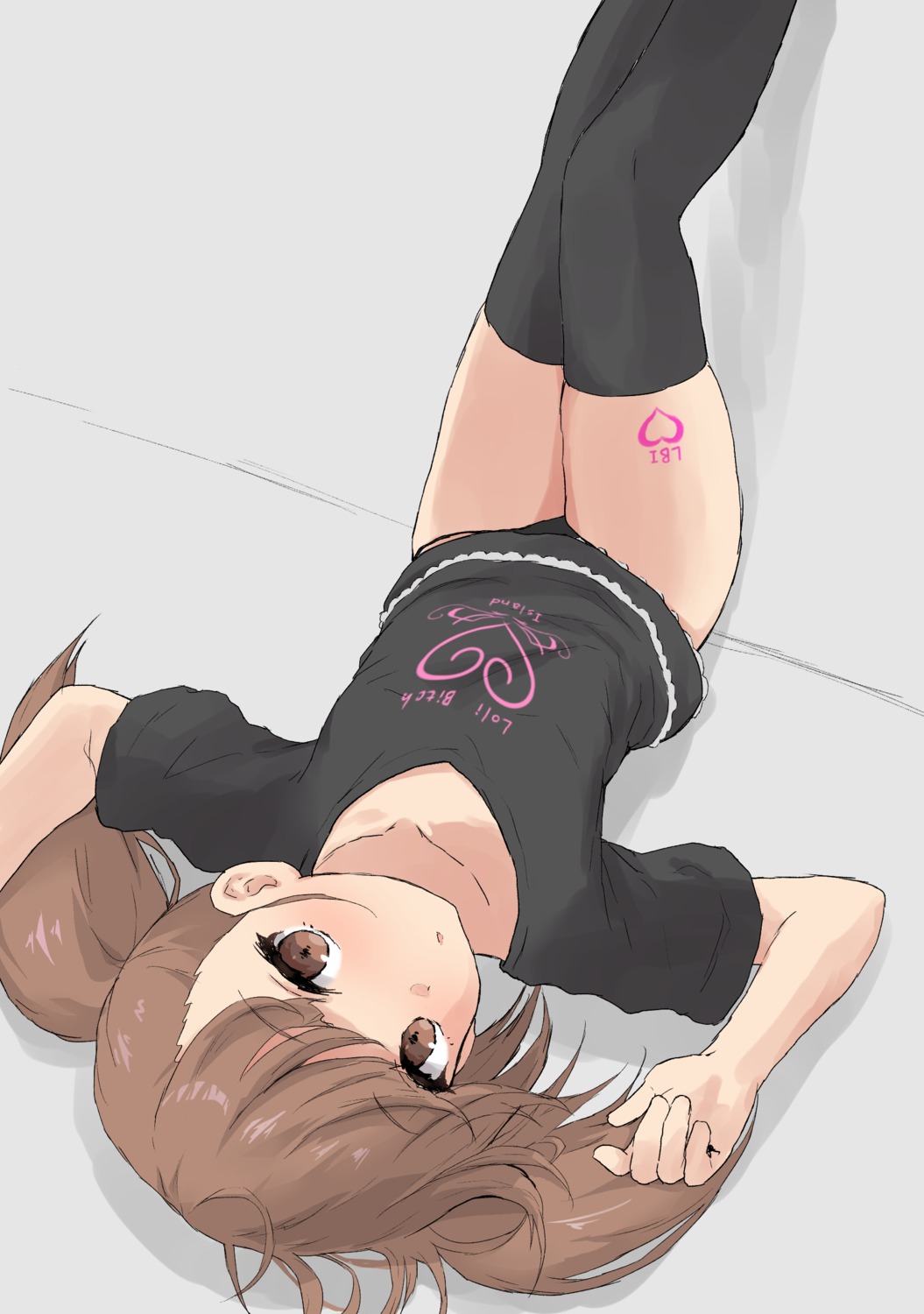 loli pantsu tattoo thighhighs yakihebi