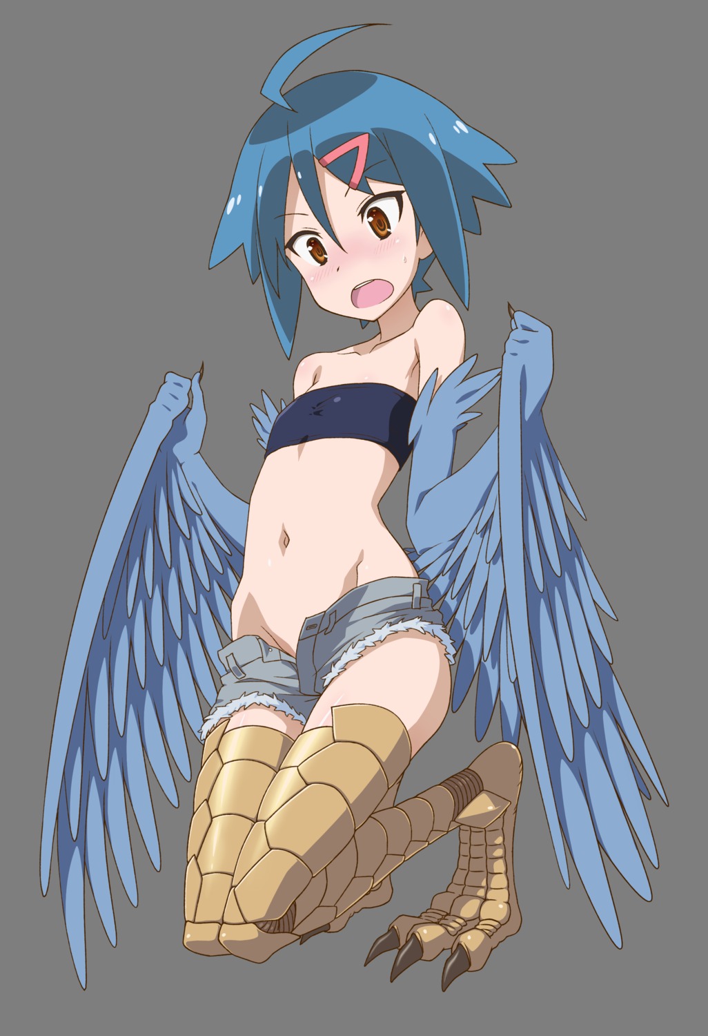 cosplay konno_aoi loli monster_girl monster_musume_no_iru_nichijou papi sore_ga_seiyuu! toni transparent_png wings