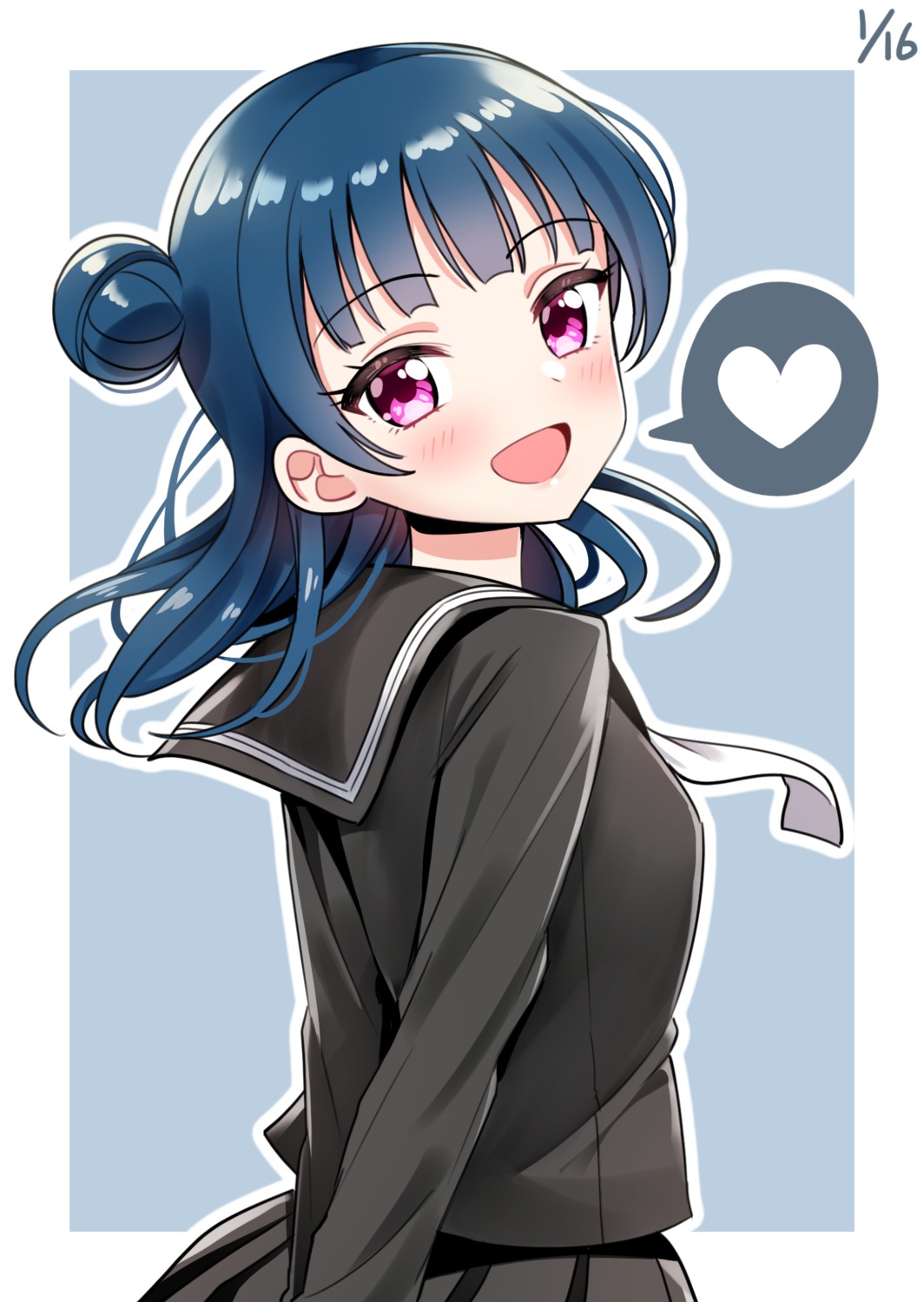 deadnooodles love_live!_sunshine!! seifuku tsushima_yoshiko