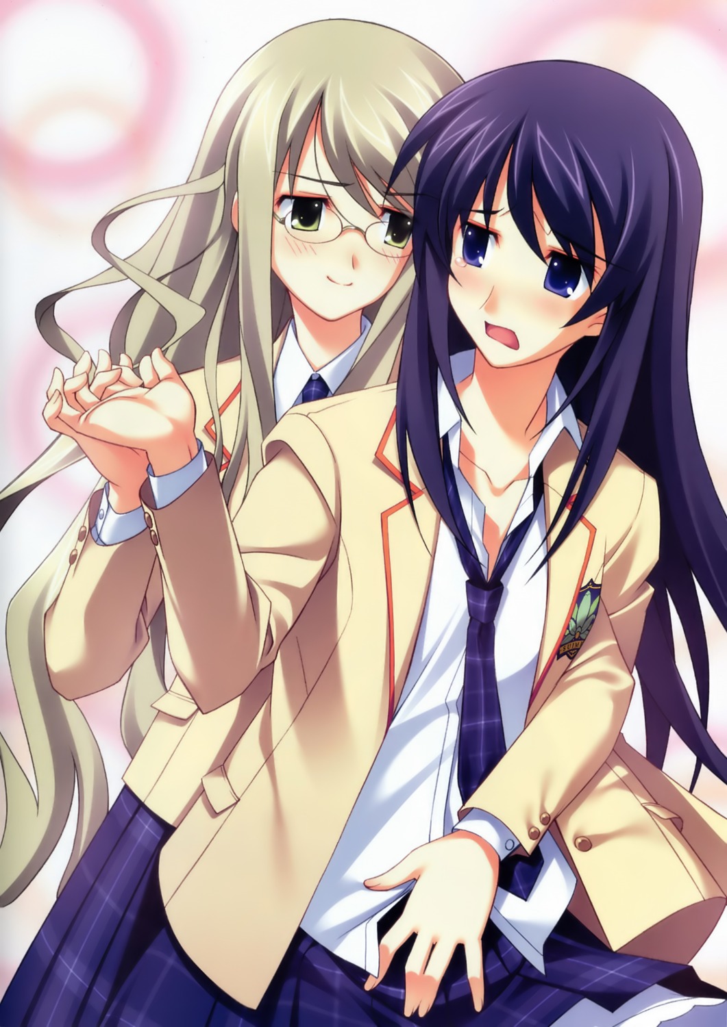 chaos;head_love_chu_chu! matsuo_yukihiro megane seifuku yuri