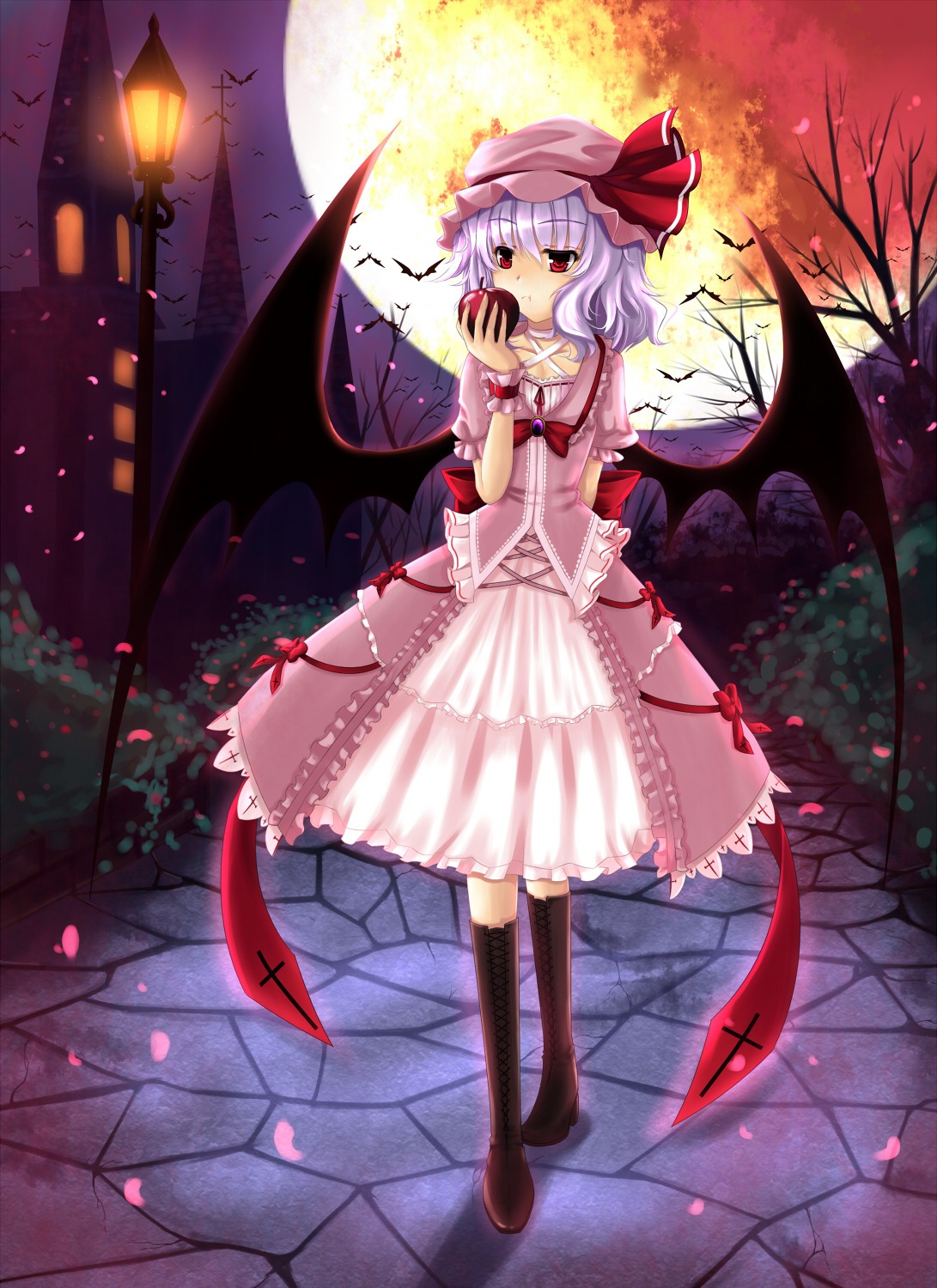 cloudy.r remilia_scarlet touhou wings