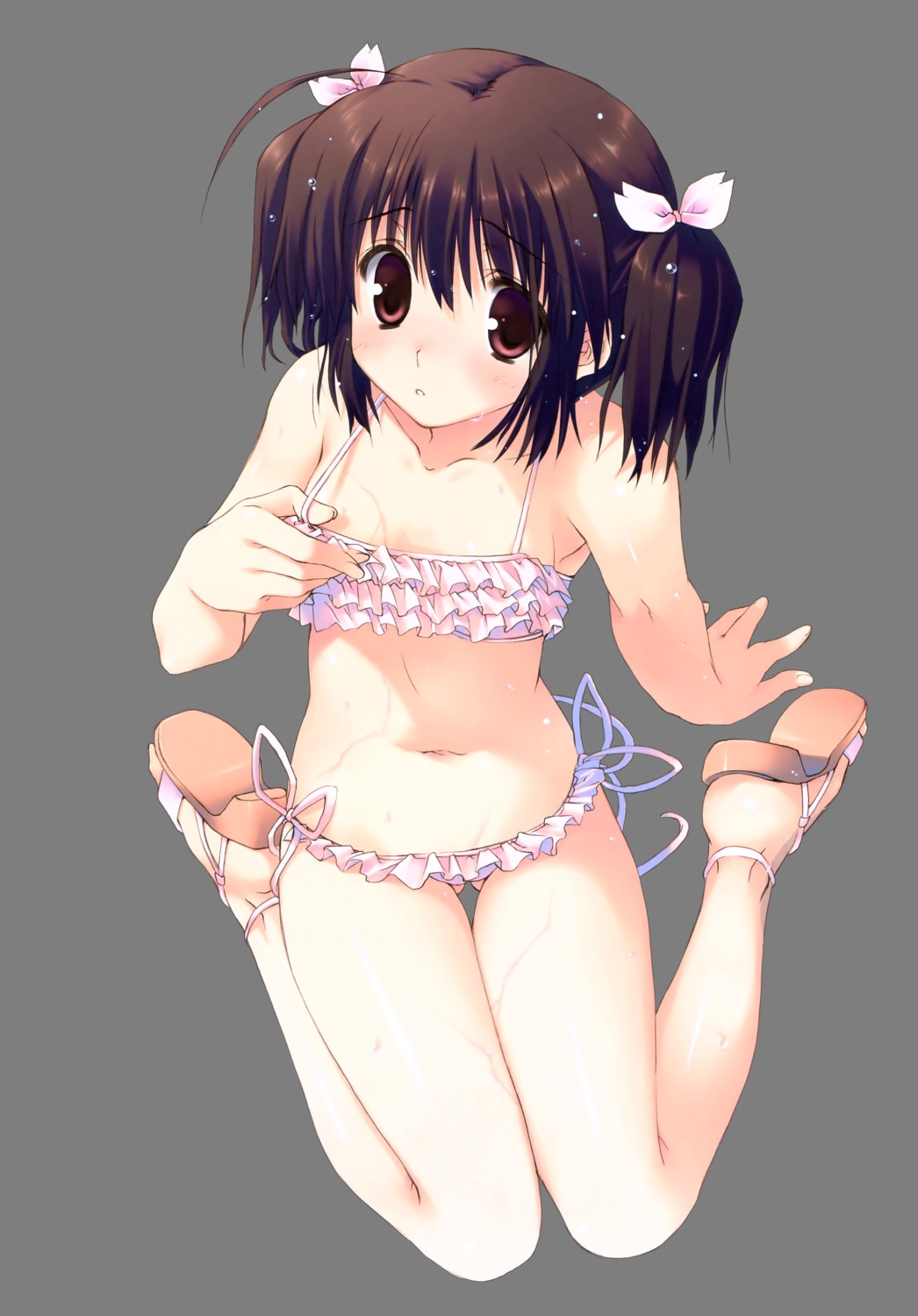 bikini leaf mitsumi_misato swimsuits to_heart_(series) to_heart_2 transparent_png yuzuhara_konomi