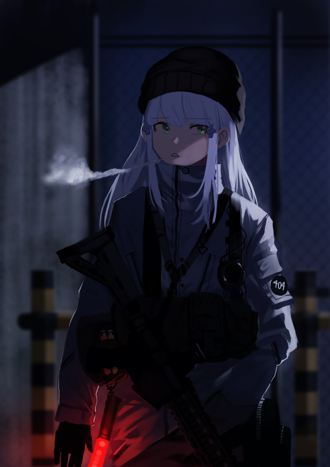 girls_frontline hk416_(girls_frontline) ihobus weapon