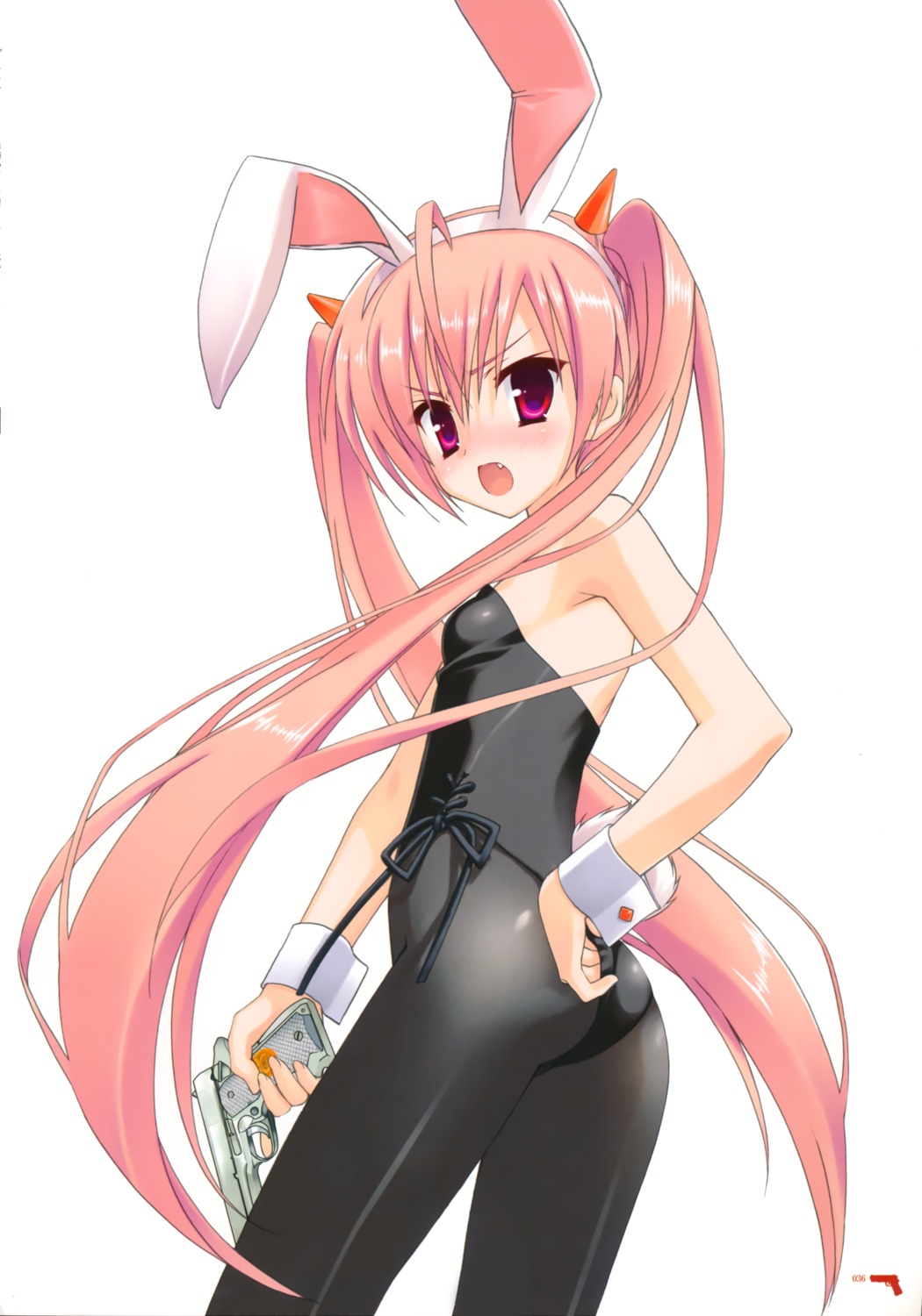 animal_ears bunny_ears bunny_girl hidan_no_aria kanzaki_h_aria kobuichi pantyhose