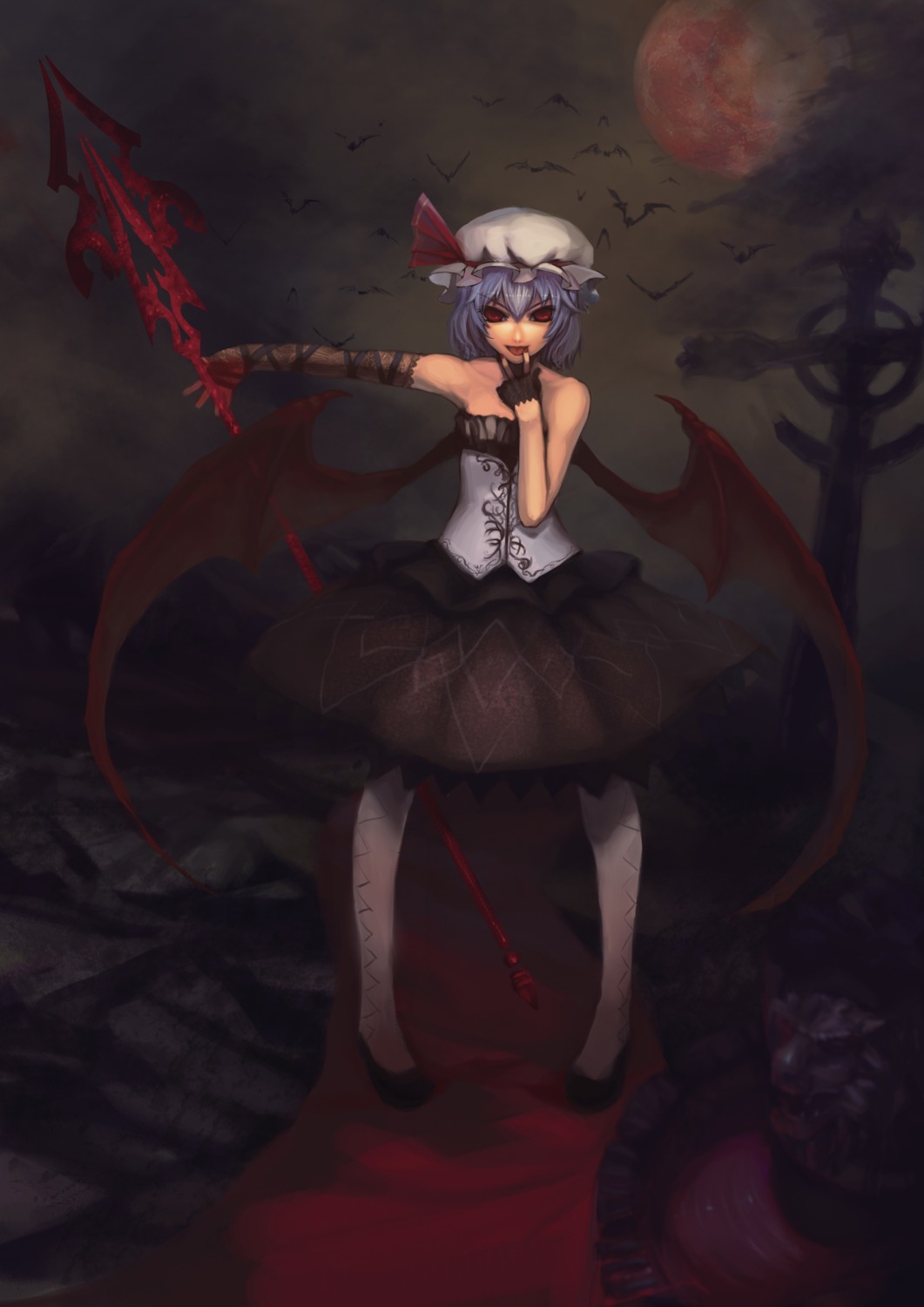 m874 remilia_scarlet touhou wings