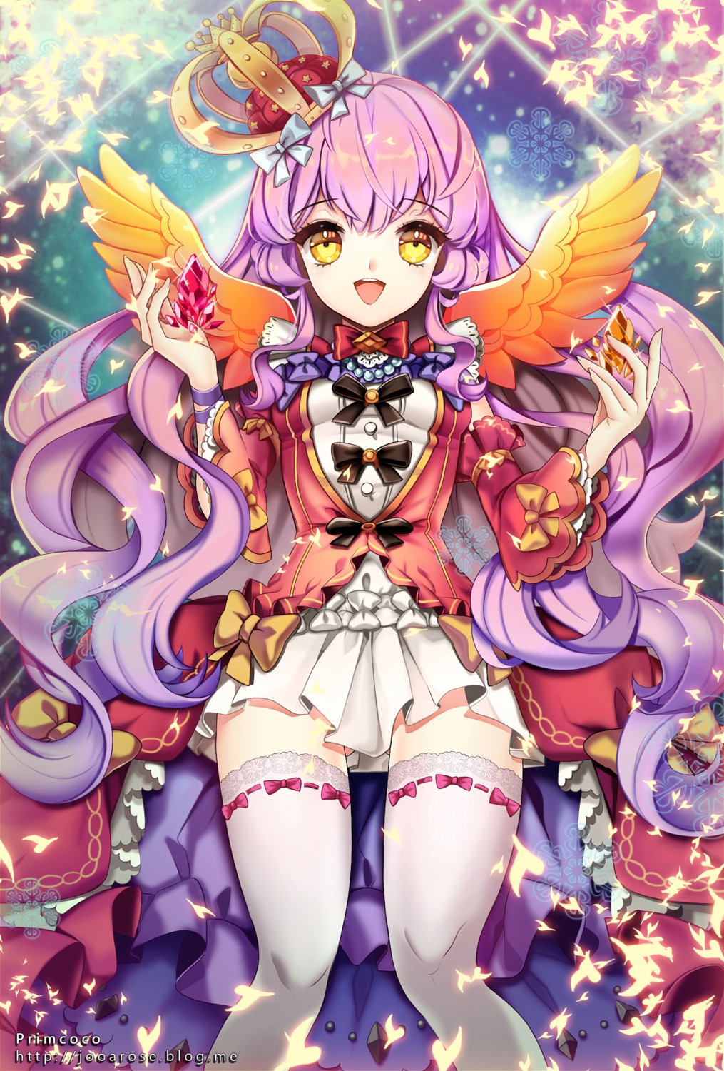 dress primcoco thighhighs wings