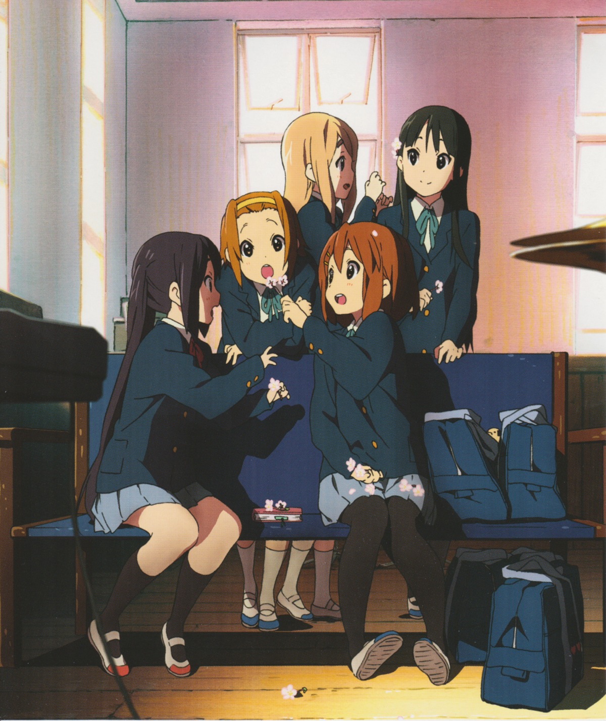 akiyama_mio hirasawa_yui horiguchi_yukiko k-on! kotobuki_tsumugi nakano_azusa pantyhose possible_duplicate screening seifuku tainaka_ritsu