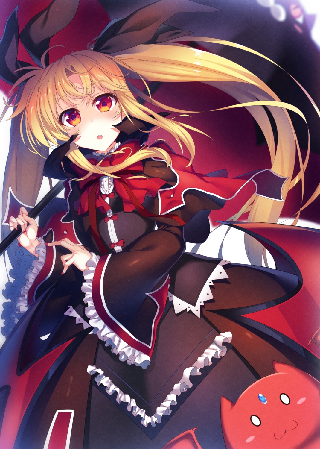 blazblue cosplay dress fate_testarossa gothic_lolita lolita_fashion mahou_shoujo_lyrical_nanoha rachel_alucard raiou umbrella