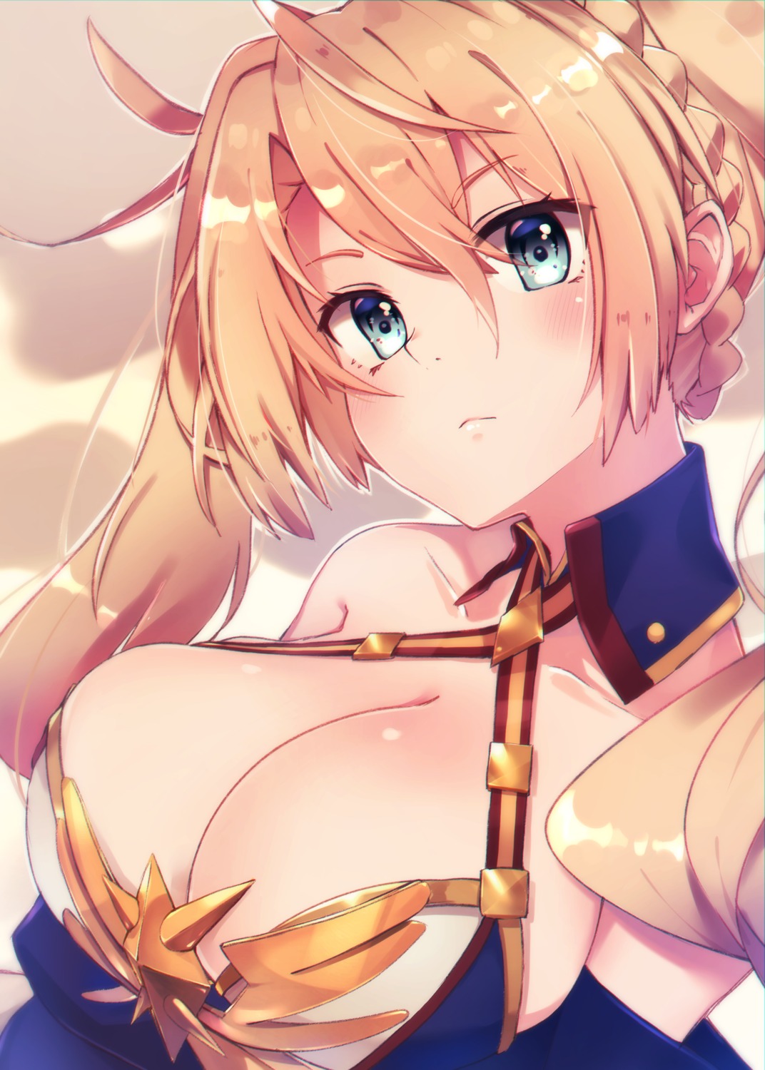 bikini_armor bradamante_(fate) breast_hold fate/grand_order sakura_cha