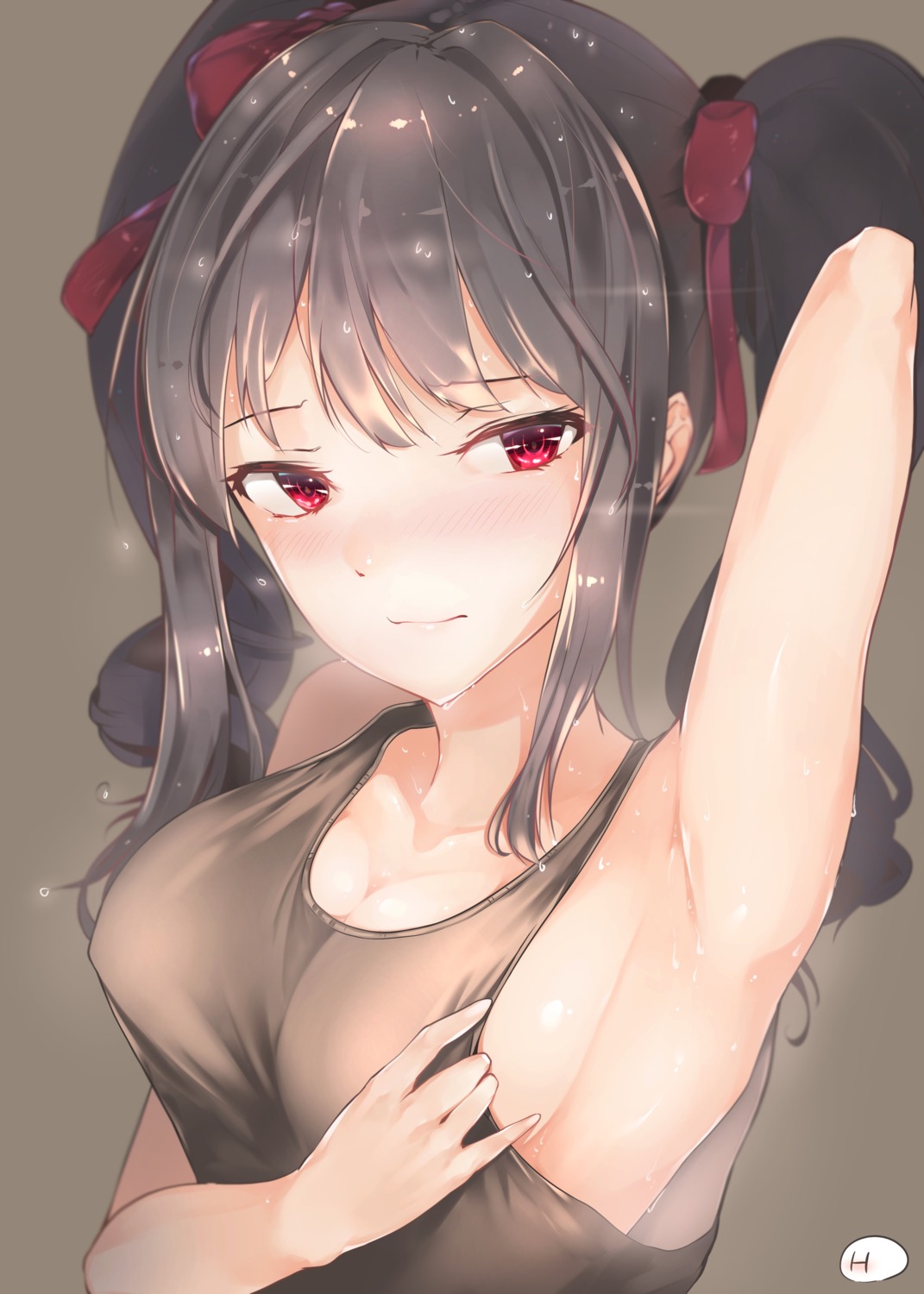 cleavage erect_nipples hplay kanzaki_ranko no_bra the_idolm@ster the_idolm@ster_cinderella_girls wet