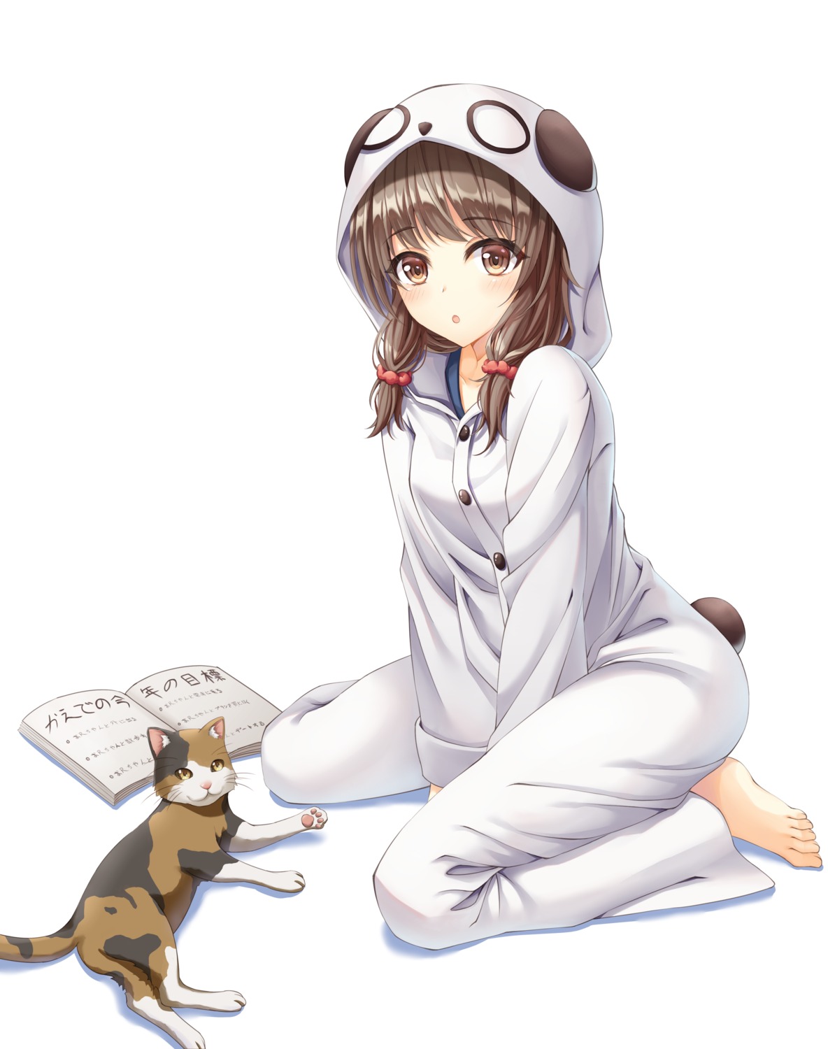 azusagawa_kaede neko pajama seishun_buta_yarou star-ring tail