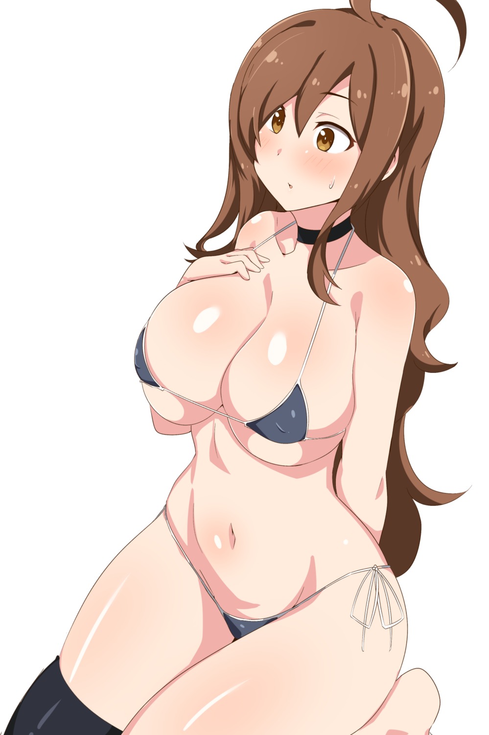 bikini erect_nipples kono_subarashii_sekai_ni_shukufuku_wo! seihekiog swimsuits thighhighs wiz