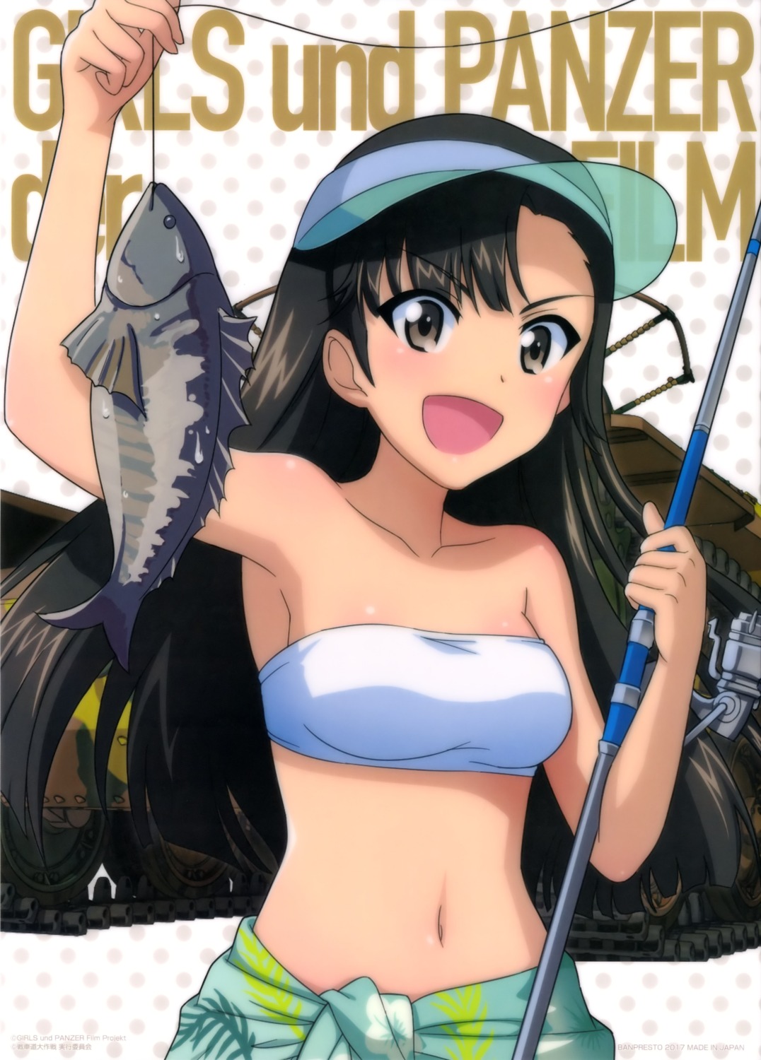 bikini girls_und_panzer nishi_kinuyo swimsuits