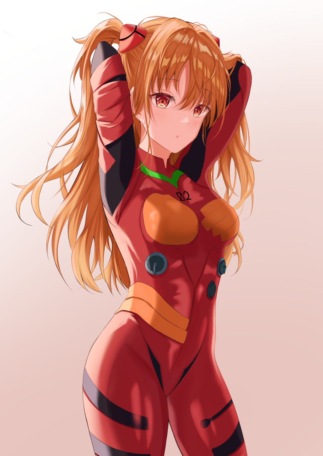 bodysuit gyuu neon_genesis_evangelion souryuu_asuka_langley