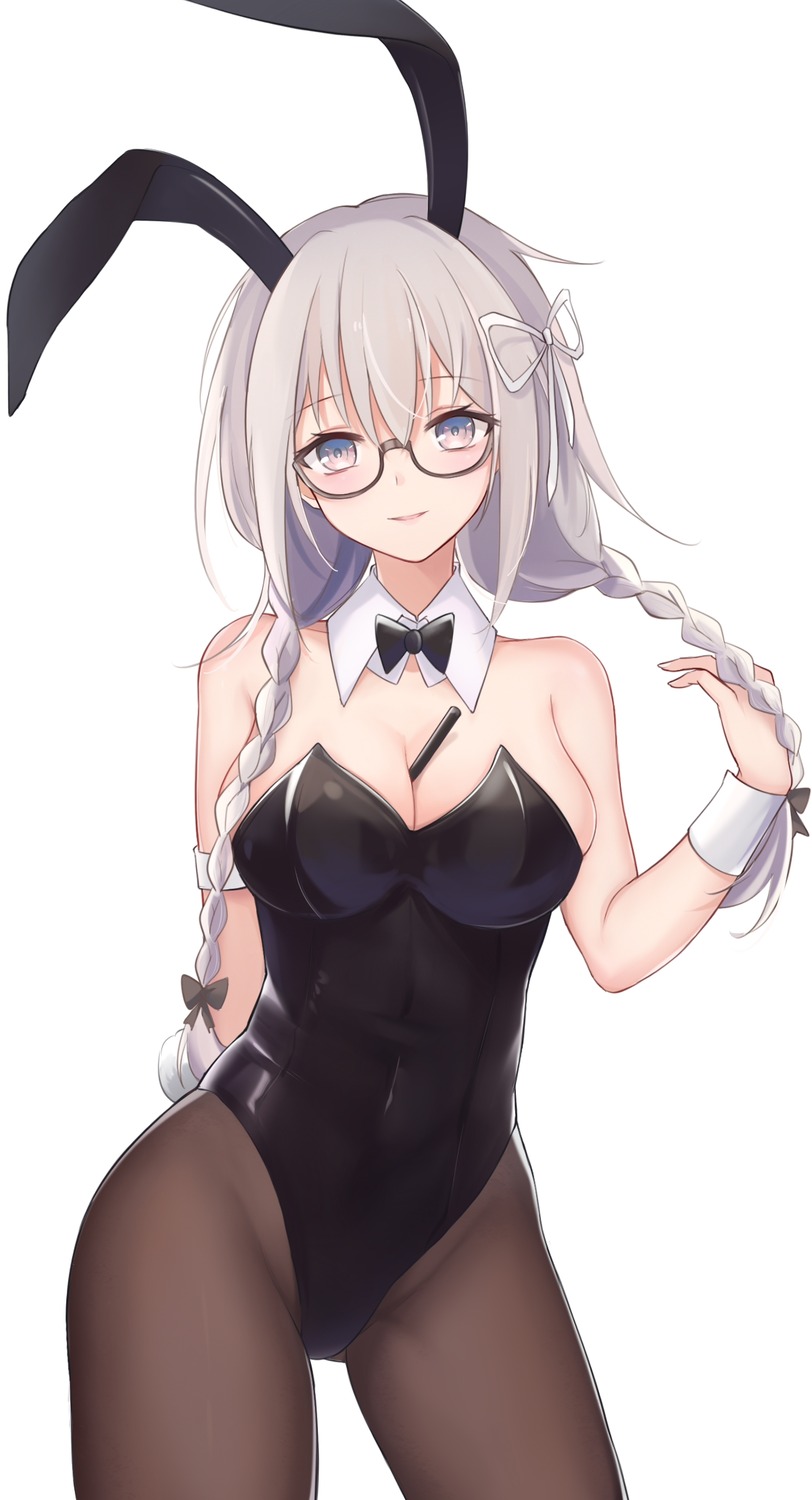 animal_ears bunny_ears bunny_girl megane pantyhose tagme