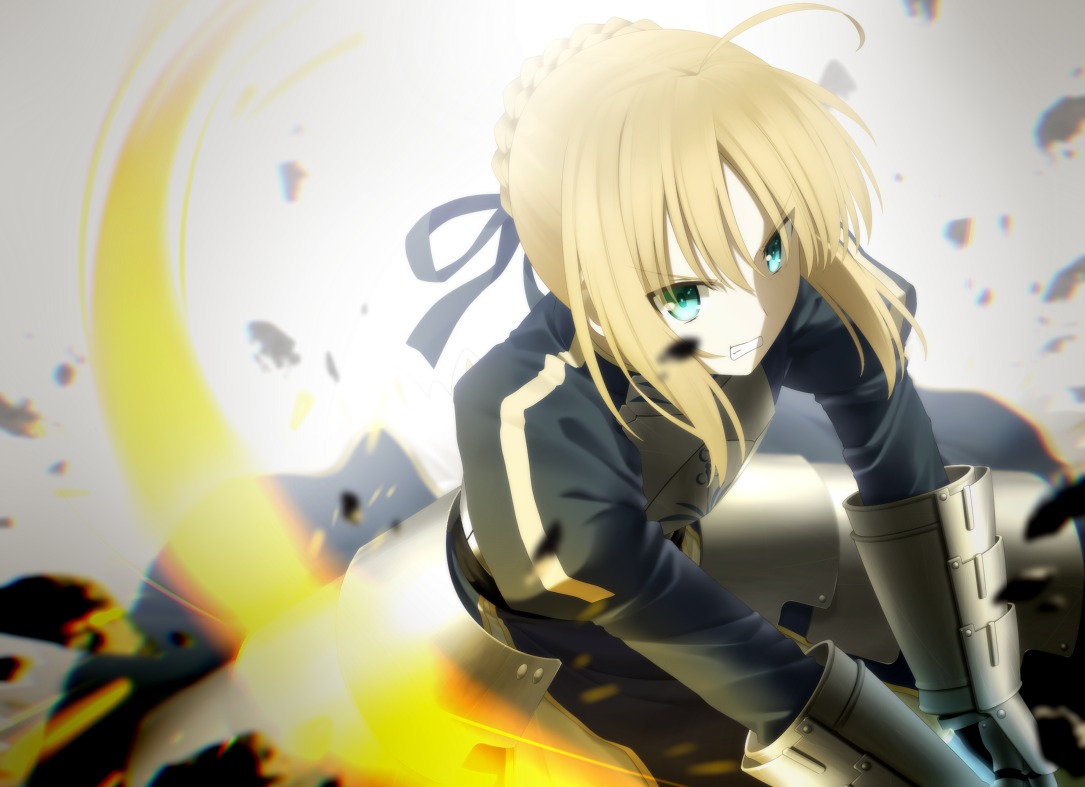 armor dress fate/stay_night haribote_(tarao) saber