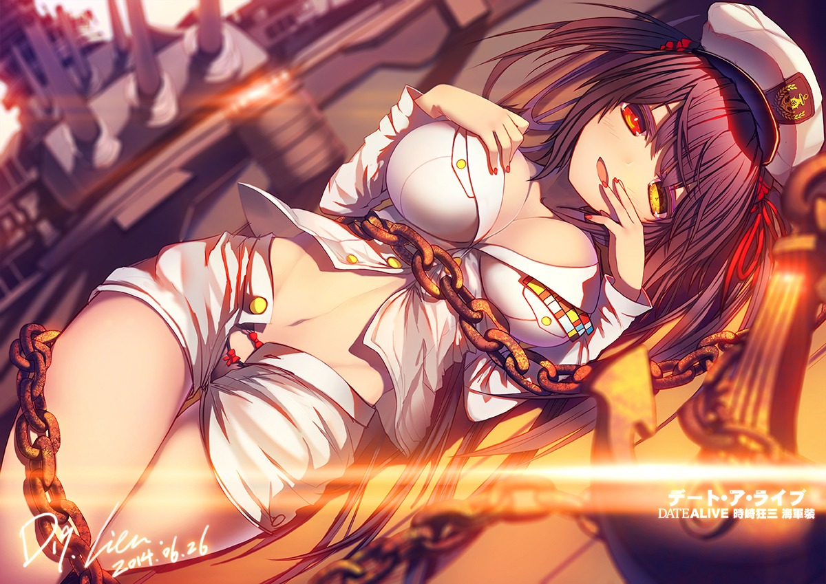 cleavage date_a_live eva200499 pantsu tokisaki_kurumi