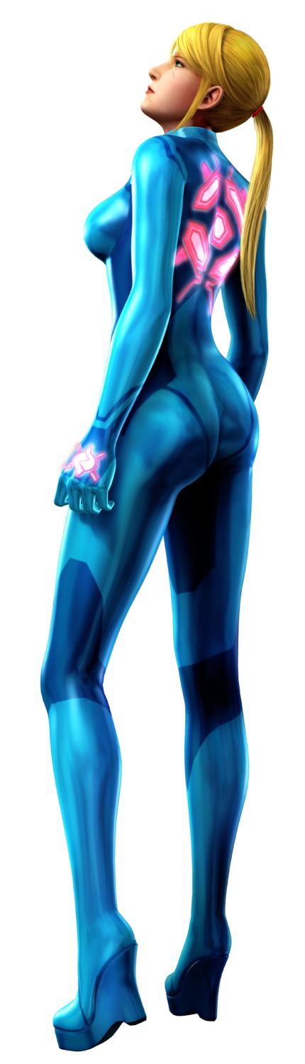 bodysuit cg heels metroid nintendo samus_aran