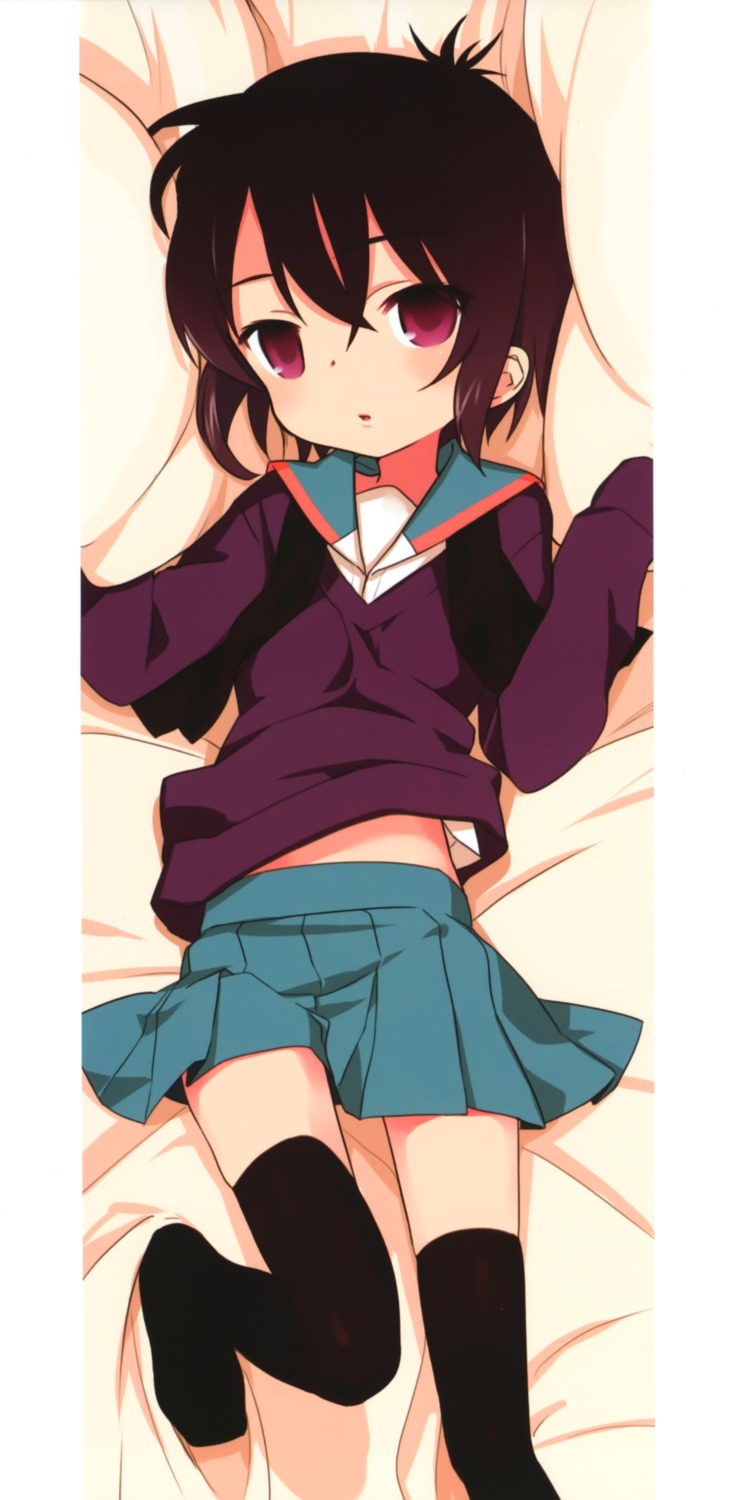 a_channel ichii_tooru kuroda_bb seifuku thighhighs