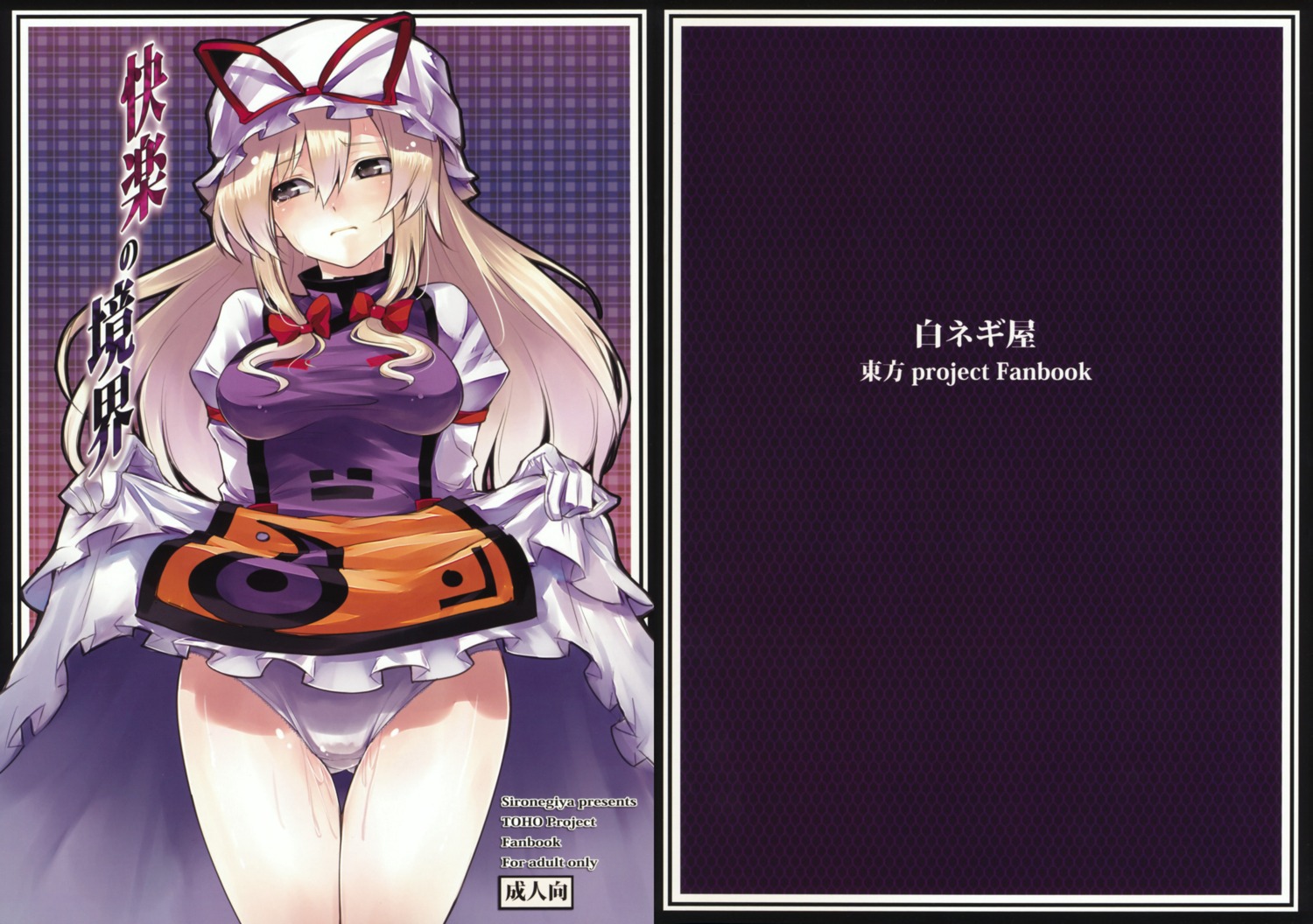 miya9 pantsu pussy_juice shironegiya skirt_lift touhou yakumo_yukari